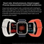 Blulory Glifo 8 Ultra Smartwatch - Orange - Image 4