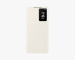 Samsung Galaxy S23 Ultra Smart view wallet Case - Cream