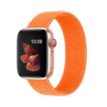 42mm-44mm-45mm-49mm Apple Watch Nylon Strap Sports Loop - Orange