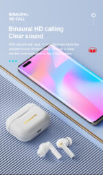 Lenovo MONSTER AIRMARS XKT02 True Wireless Bluetooth Earphones – White - Image 3