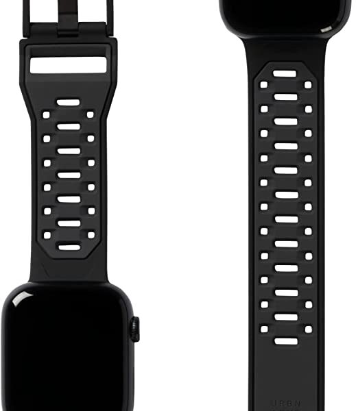 42mm/44mm/45mm/49mm UAG Civilian Straps For Apple Watch - Graphite Black