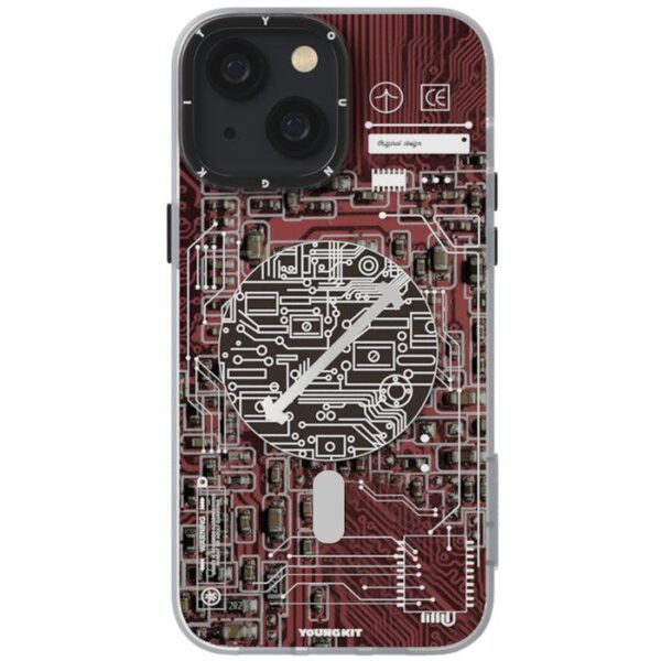iPhone 14 Pro Max Youngkit Magnetic Attraction Technology Series Case – Red