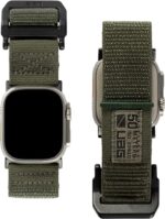 42mm/4mm/45mm/49mm Urban Armor Gear UAG Compatible with Apple Watch Band Active Watch Strap- Foliage Green