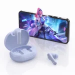 Haylou GT7 Neo Wireless Charging TWS Earbuds – Purple - Image 2