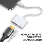 JOYROOM S-H141 Lightning To HDMI Adapter– White - Image 2