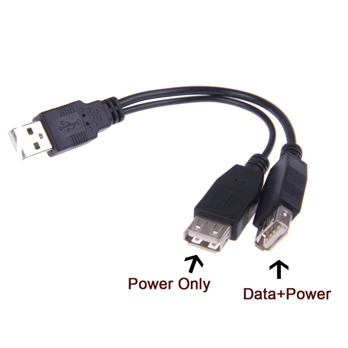 Usb 2.0 Power Data Cable, Extension Cable 2 Micro Usb