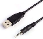 USB to AUX cable 1M - Black