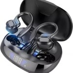 Newin Star Wireless Earbuds Headphones, VV2 TWS Sport Earbuds with Touch Control LED Display  - Black