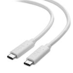 Type C To Type C Data Cable - White
