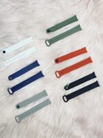 Mi Band 8 Replacement Colorful Silicon Straps - Green - Image 3