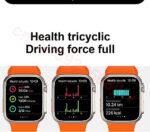 T900 Ultra Sport Fitness BlueTooth Call Smartwatch For Apple Andriod Phone - White - Image 2