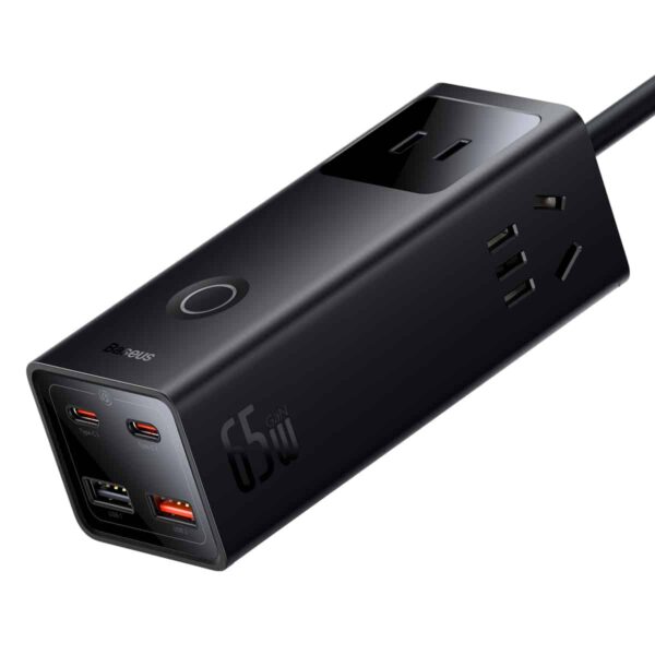 Baseus Power Combo Digital Power Strip 3AC+2U+2C 65W - Black
