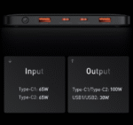 Baseus Blade Series 100W Laptop Fast Charging Power Bank 20000mAh - Black - Image 4