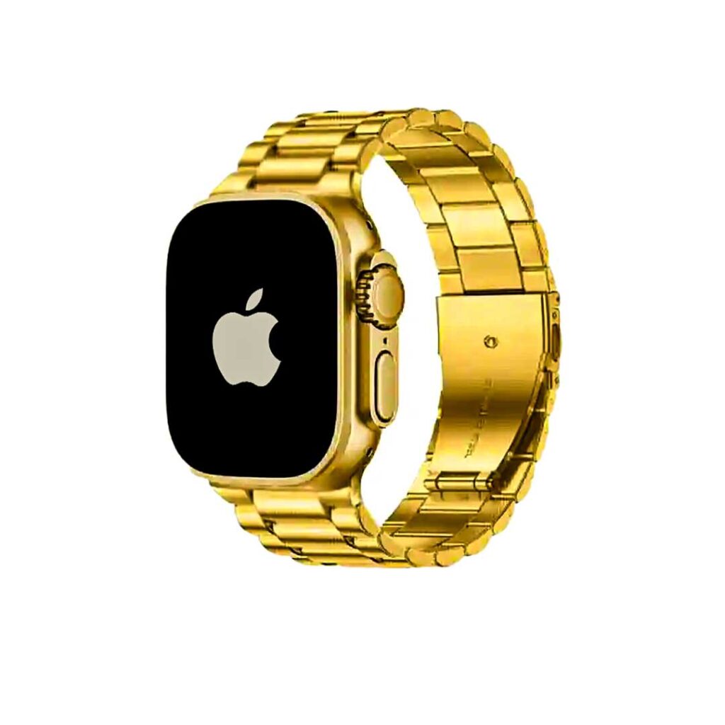 Apple Logo Smart Watch Gold Edition Dual Strap Price in Pakistan