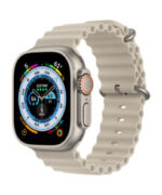 44mm-45mm-49mm Ocean Band Smartwatch Strap For Apple Watch - Starlight