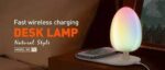 LDNIO Y3 LED desk Lamp with Fast wireless charging - White - Image 5