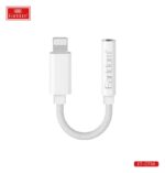 Earldom OT-68 Lightning To 3.5mm Aux Adapter - White - Image 2