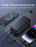 Joyroom JR-QP196 Dazzling Series 22.5W Power Bank 30000mAh - Black - Image 2