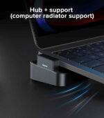 Joyroom S-H121 J-Cube 8 in 1 multifunctional docking station - Black - Image 3