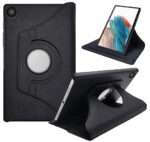 Samsung Tab 360 Degree Rotating Leather Case Cover For A9/A9 Plus A8/A7/A7 lite/S5e/S4/S3 - Black