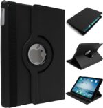 Apple iPad 2/3/4 360 Degree Rotating Leather Case Cover - Black - Image 2