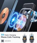 Joyroom JR-ZS298 Auto Match Wireless Car Charger Holder (Dashboard) - Black - Image 2