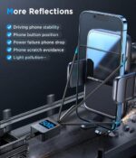 Joyroom JR-ZS298 Auto Match Wireless Car Charger Holder (Dashboard) - Black - Image 3