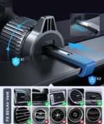 Joyroom JR-ZS298 Auto Match Wireless Car Charger Holder (Dashboard) - Black - Image 4
