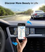 Joyroom JR-ZS298 Auto Match Wireless Car Charger Holder (Dashboard) - Black - Image 5