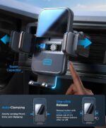 Joyroom JR-ZS298 Auto Match Wireless Car Charger Holder (Dashboard) - Black - Image 6