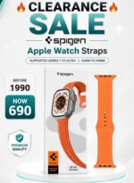 42mm/44mm/45mm/49mm Spigen Silicon Straps For Smart Watch - Orange