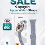 42mm/44mm/45mm/49mm Spigen Silicon Straps For Smart Watch - Grey
