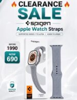 42mm/44mm/45mm/49mm Spigen Silicon Straps For Smart Watch - Grey
