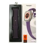 42mm/44mm/45mm/49mm Spigen Silicon Straps For Smart Watch - Deep Purple - Image 2