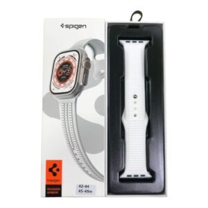 42mm/44mm/45mm/49mm Spigen Silicon Straps For Smart Watch - White