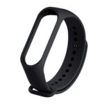 Mi Band 7 Silicon Wristband bracelet – Black - Image 2