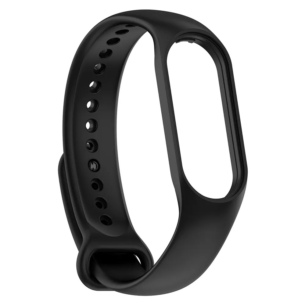 WhatsApp Image 2023-10-28 at 12.39.10 PM Mi Band 7 Silicon Wristband bracelet – Black - Image 1