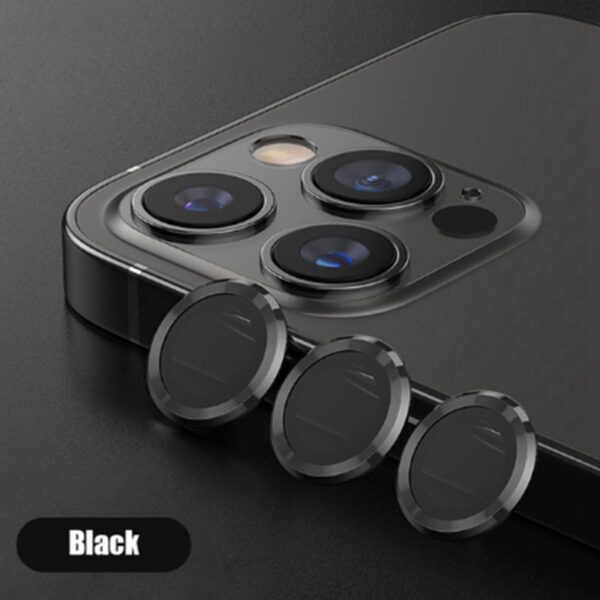 iPhone 15 Pro / iPhone 15 Pro Max Ring Lens Protector - Black Titanium