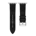 42mm/44mm/45mm/49mm Silicone Texture Straps For Smart Watch – Black