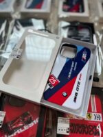 iPhone 15 Pro Max – Case Tricolor With BMW Motorsports Logo – White - Image 2
