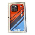 iPhone 15 Pro Max – Case Tricolor With BMW Motorrad Logo – Red/Blue