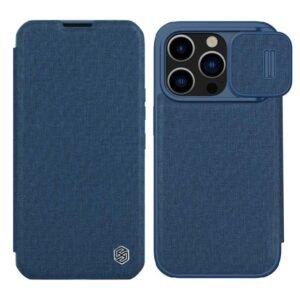 iPhone 15 Pro Max QIN Pro Series Flip Case by NILLKIN - Blue
