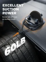 Joyroom JR-ZS354 Dashboard Car Phone Holder – Black - Image 3