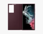 Samsung Galaxy S22 Ultra Smart Clear View Cover - Burgundy (100% Original) - Image 5