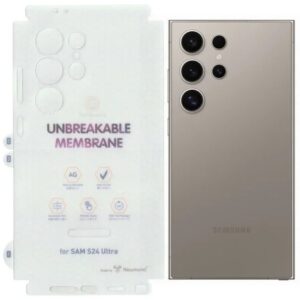Back Unbreakable Membrane Film for Samsung Galaxy S24 ultra Screen Protector - Clear