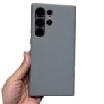 Samsung Galaxy S24 Ultra KZDOO Noble Collection Leather Case Original Quality Full Coverage Mobile Phone Back Cover - Grey