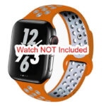 42mm 44mm 45mm 49mm Nike Sports Straps Apple Smart Watch - Orange/Grey
