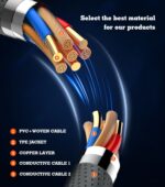 LDNIO LC441C 65W Type-C to Type-C Fast Charging Data Cable – Grey - Image 4