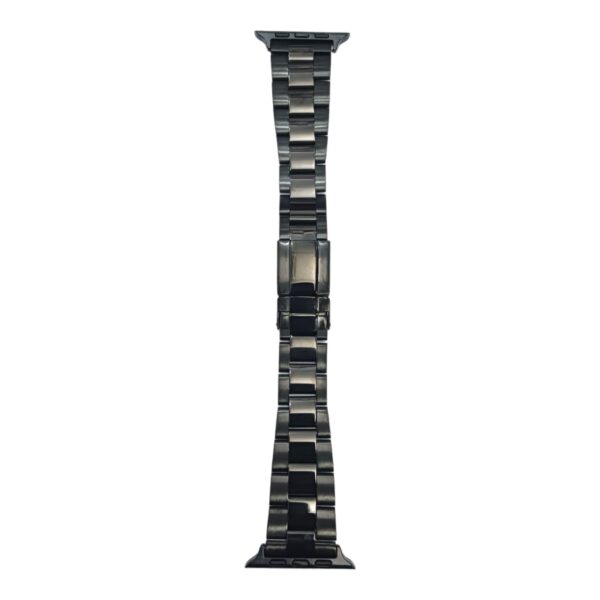 42mm-44mm-45mm-49mm Business Luxury Metal Band Straps For Apple Watch Ultra/Ultra 2 /Series 9 Wristbands – Black