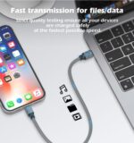 LDNIO LC441i 30W Type-C to Lightning Fast Charging Data Cable – Grey - Image 4